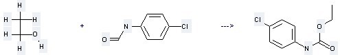 The Carbamic acid,N-(4-chlorophenyl)-,ethyl ester can be obtained by Ethanol and Formic acid-(4-chloro-anilide).